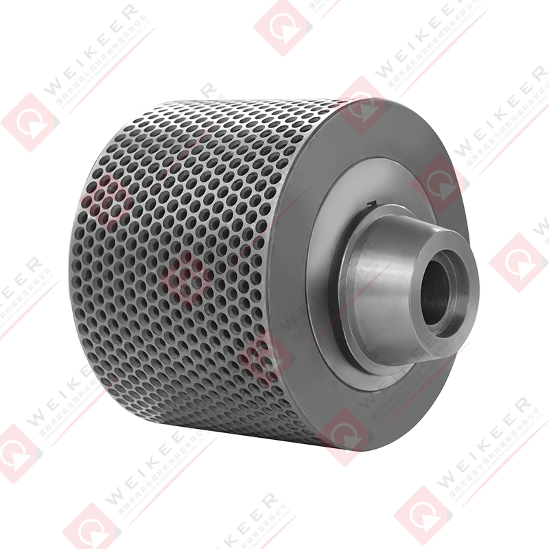 Roller pelet keluli galas dimpled